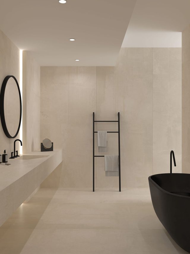 Tattoo Ivory- Modern Look Porcelain Slab| Architectural Design | Sansam