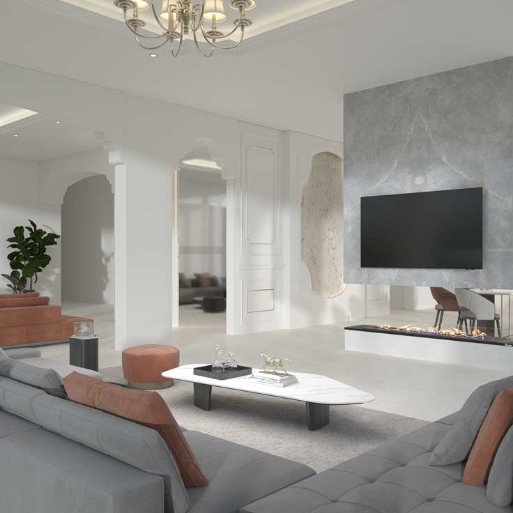 Innovative Porcelain Slab Designs: Elevating Interior Spaces