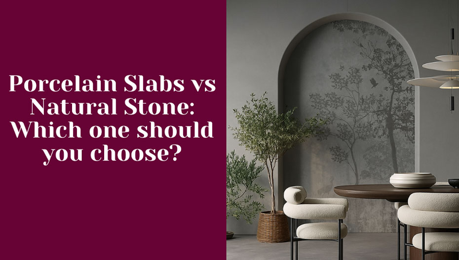 Porcelain slab vs natural stone which on should you choose